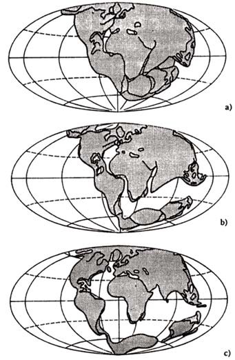 Mapas paleogeográficos de Wegener