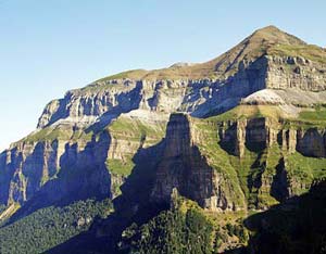 Estratos de rocas sedimentarias