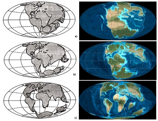 Mapas paleogeográficos